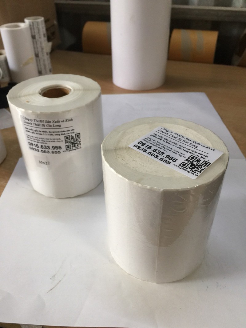 decal thường in tem nhãn, kích thước 35x22mm